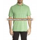 Mens Short Sleeve Slub Cotton Polo T-shirt