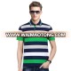 Mens Multi Colors Striped Performance Polo Shirt