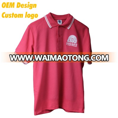 OEM manufacturers Promotion Logo Printing 100% cotton Short Sleeves men Polo T Shirt