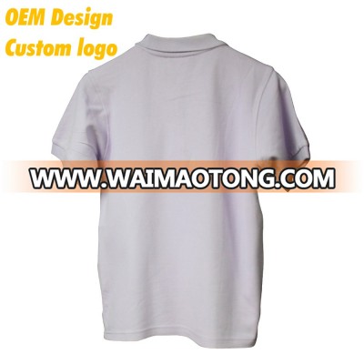 OEM manufacturers Promotion Plain 100% cotton Short Sleeves men Polo T Shirt